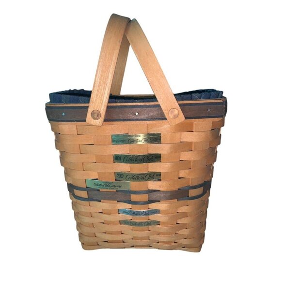 Longaberger Collectors Club Membership Basket 1998 Signed Gary Longaberger - Picture 2 of 8